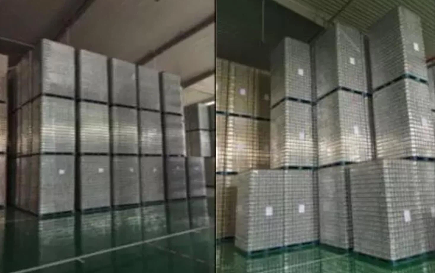 large stacking plastic pallet