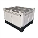 Folding Solid Plastic Pallet Container